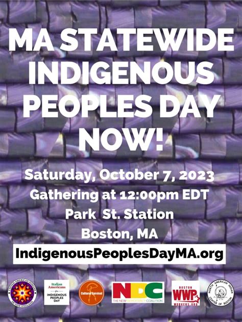massachusetts indigenous peoples day bill